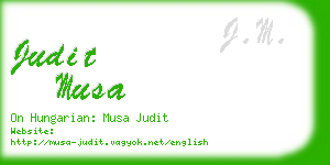 judit musa business card